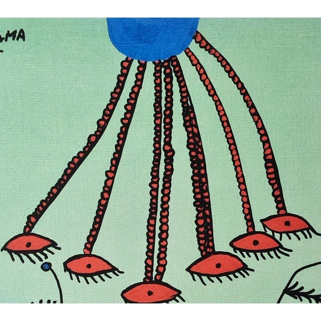 Yayoi Kusama "Reflecting" Limited Edition Lithograph (After). Limited Edition Lithograph of 500 - Numbers signed in...