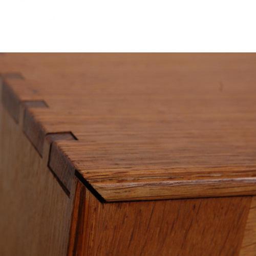 Wood Cabinet in Oak by Mogens Koch, 1970s For Sale - Image 7 of 17
