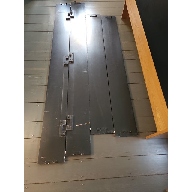 Mid Century Modern Lane® Black Veneer White Oak Storage Headboard & Bed