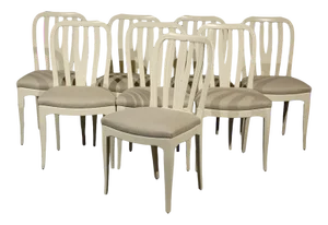 Mid-Century Modern Dining Chairs by Carl Malmsten, Set of 8