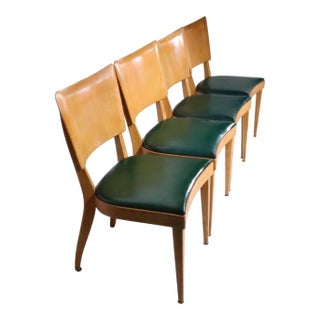 Set of Four Mid 20th Century Heywood Wakefield Dining Chairs M -555a For Sale
