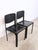 Black Leather Chairs by Matteo Grassi, Italy, 1980, Set of 2 For Sale - Image 10 of 13