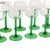 Vintage Alsace Wine Glasses with Green Stems from Luminarc, 1970s, Set of 12 For Sale - Image 14 of 16