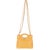 Orange Orange Shiny Crumpled Quilted Calfskin Mini 31 Shopping Bag For Sale - Image 8 of 9