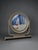 Postmodern Italian Vanity Mirror in Taupe Lacquered Wood, 1980s For Sale - Image 9 of 15