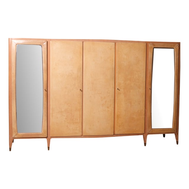 Five-Door Wardrobe by Paolo Buffa, 1950s For Sale