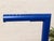 Blue Vintage Italian Blue Painted Minimalist Floor Lamp For Sale - Image 8 of 9