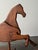 Handcrafted Mid 20th Century Sculptural Pine Rocking Horse For Sale - Image 9 of 18