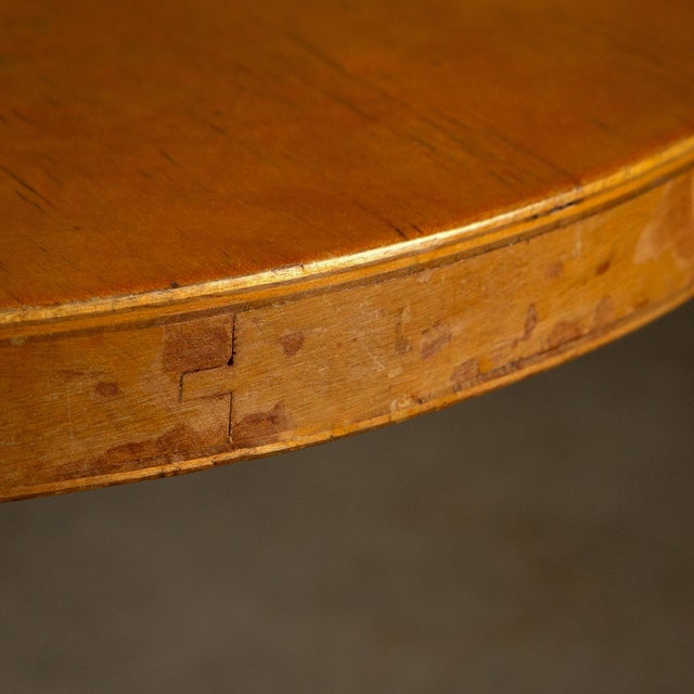 Brown Model 70 Side Table by Alvar Aalto, Finland, 1940s For Sale - Image 8 of 13