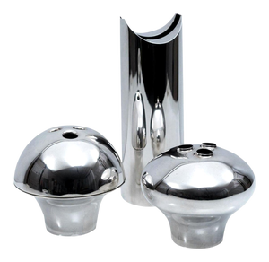 Three Lino Sabattini Silver Plate Vases for Sabattini, 1968-1980