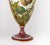 Exquisite Pair of 19th Century French Hand-Painted Opaline Glass Decorative Vase For Sale - Image 4 of 10