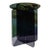 Transparent Black Acrylic Contemporary Side Table For Sale