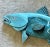 This is a LARGE custom made Fish & Chips wood sign. All hand-carved Aqua blue with white lettering. This is a substantial...