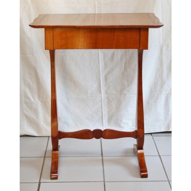 Biedermeier Sewing Table, 1830s For Sale - Image 10 of 10