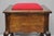 Antique Flip Top Georgian Chippendale Style Mahogany Shoe Shine Box Footstool For Sale In Philadelphia - Image 6 of 18