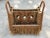 1960s Macrame Magazine Rack on Wheels For Sale - Image 9 of 11