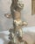 Vintage Cherub Boudoir Lamp Pair — Rococo Revival Putti Bases W/ Fringe Shades For Sale - Image 10 of 10