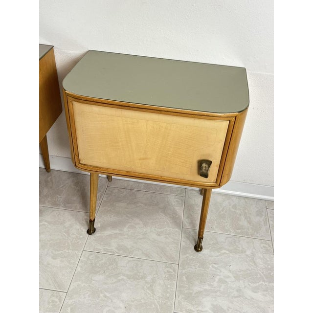 Mid-Century Modern Mid-Century Bedside Tables by Vittorio Dassi, 1959, Set of 2 For Sale - Image 3 of 18