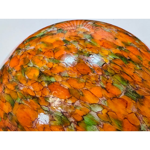 This large, iconic Mushroom table lamp by Peill&Putzler dates back to the 1970s. It is crafted from organically marbled...