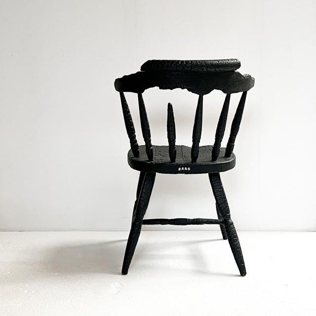 Wood Early Smoke Chair by Maarten Baas For Sale - Image 7 of 11
