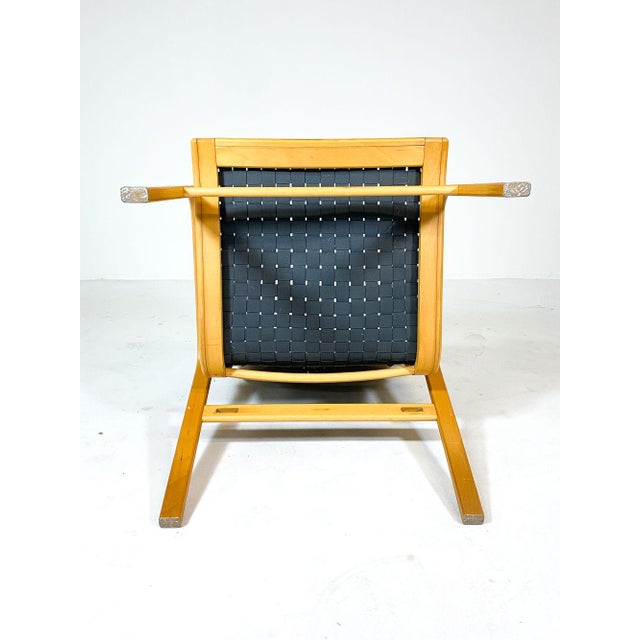Scandinavian Bentwood Lounge Chair C. 1970s For Sale - Image 9 of 12