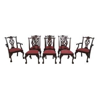 Stickley Set of 8 Mahogany Dining Chairs For Sale