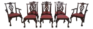 Stickley Set of 8 Mahogany Dining Chairs