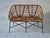 Italian mid century 2-seater sofa, bamboo on an iron frame.