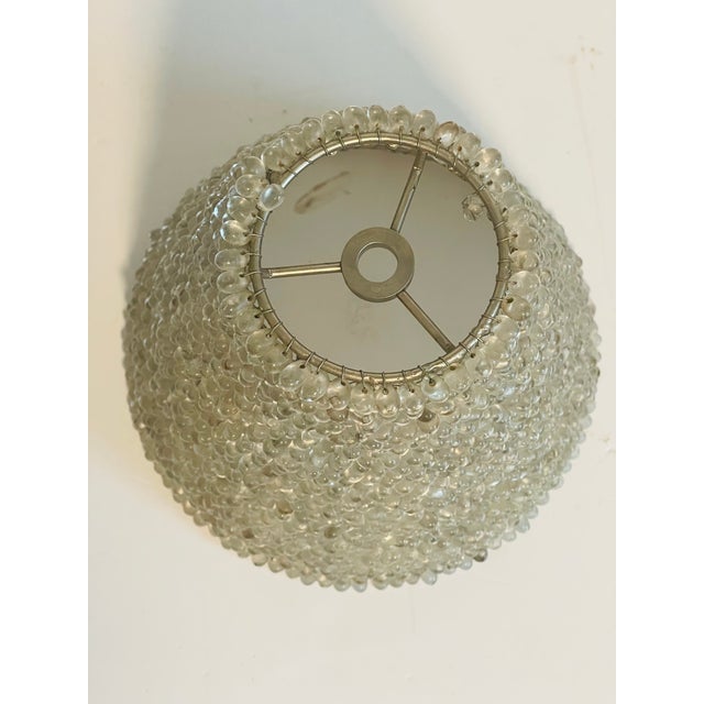 Glass beaded vintage lamp shade.