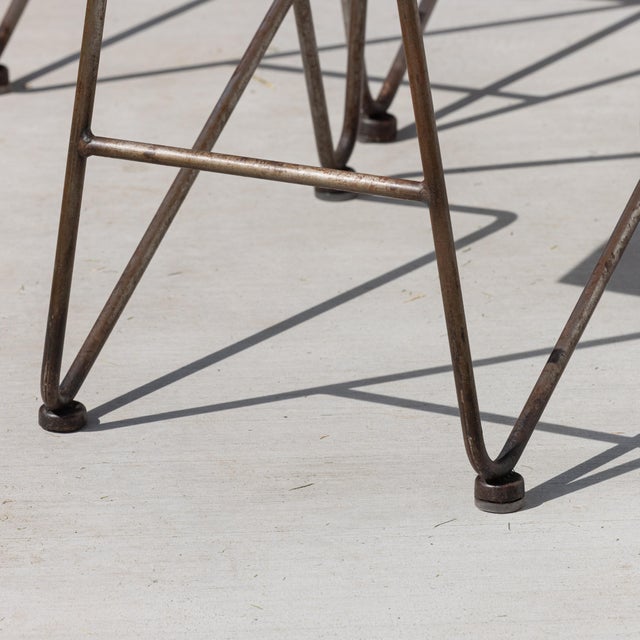 Set of 6 Vintage Chipotle Composite and Steel Dining Chairs – Attributed to Steve Sauer | Bruce Gueswel For Sale - Image 9 of 10