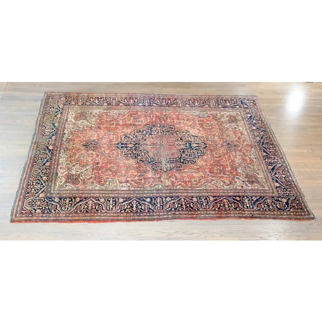 Early 20th Century Persian Sarouk Rug For Sale - Image 11 of 12