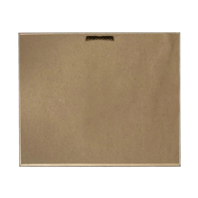 Accurate reproduction of the original oil painting, this image is printed on canvas, mounted to a board and treated with a...