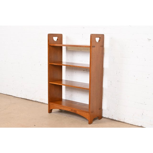 Stickley Mission Oak Arts & Crafts Bookcase For Sale - Image 10 of 10