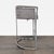 Modern Euro Style Modern Grey Counter Stool With Metal Frame For Sale - Image 3 of 10
