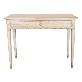 Swedish Painted Side Table in Pine For Sale