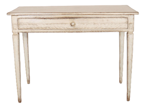 Swedish Painted Side Table in Pine