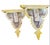 1970s Carved Wood Yellow Lacquer Elephant Wall brackets.A Pair For Sale In Boston - Image 6 of 6