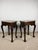French Louis XV Style Nightstands with Marble Tops, 1940s, Set of 2 For Sale - Image 15 of 16