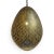 Late 20th Century Vintage Dasha Brass Egg Indian Pendant Light For Sale - Image 5 of 8