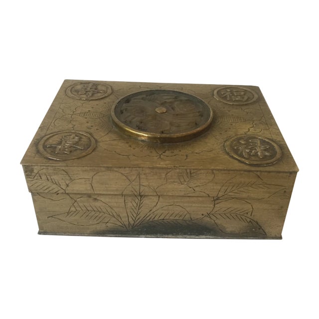 Asian Motif Box For Sale