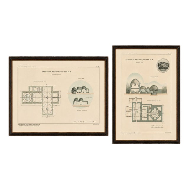 Alexandre M. Raymond, Bursa Thermal Baths, 1924, Paper For Sale