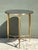 Vintage Global Views Brass Finish French Side Table For Sale - Image 9 of 12