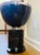 Sylvan s.f. Elba Charcoal Parchment, Brass & Resin Side Table by Sylvan Fiss For Sale - Image 4 of 18