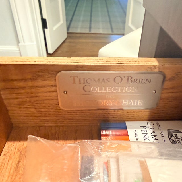Thomas O’Brien for Hickory Chair Keith Desk A beautiful writing desk you will not want to hide in an office. Beautiful...