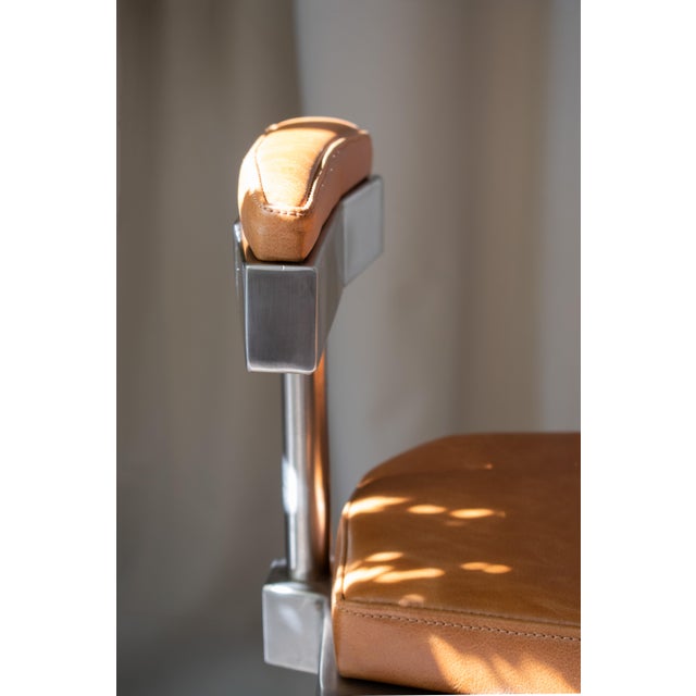 Animal Skin Heron Chair by Vincent Decat For Sale - Image 7 of 8