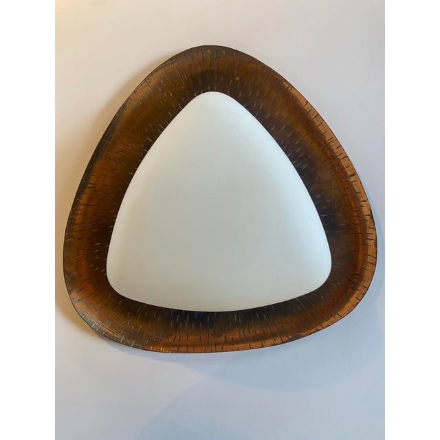 Metal Triangular Glass Wall Light by Goffredo Reggiani, 1961 For Sale - Image 7 of 7