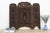 Pieces this densely carved rarely survive with every inch intact. Unfold these three panels and you're reading a full set...