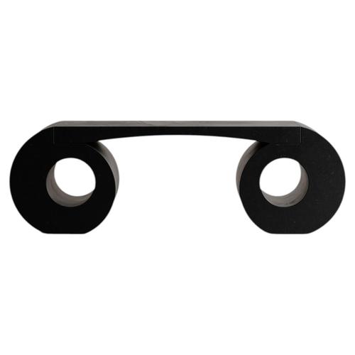 Nero Assoluto Marble Stone Eye Bench by Esther Knopfler For Sale - Image 17 of 17