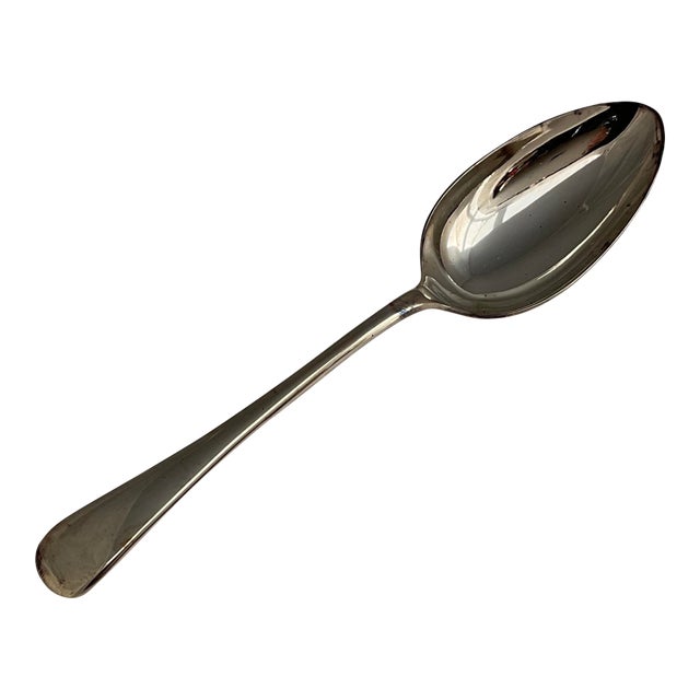 1980s Silver Dinner Spoon, Old English Pattern - Set of 12 For Sale