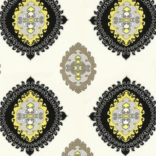 Schumacher X Trina Turk Super Paradise Print Fabric in Driftwood For Sale